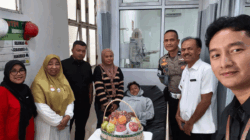 Korban kecelakaan jalani perawatan di Solok. (Biro Adpim)