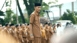 Wakil Bupati Solok Selatan beri arahan dalam apel gabungan ASN