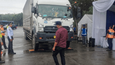Tindak Tegas Truk ODOL di Tol Medan-Tebing Tinggi, Satlantas Polres Sergai Gelar Penertiban di KM 65 A