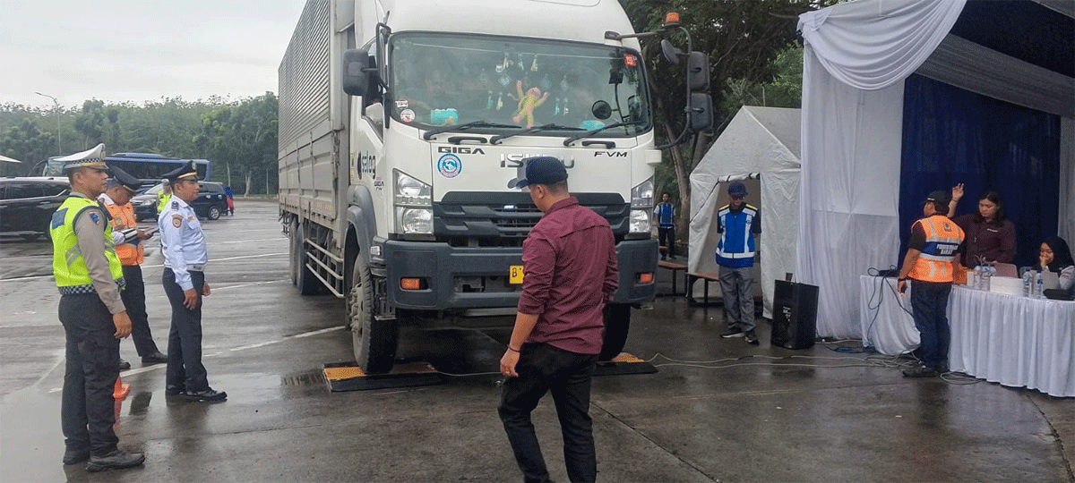 Tindak Tegas Truk ODOL di Tol Medan-Tebing Tinggi, Satlantas Polres Sergai Gelar Penertiban di KM 65 A