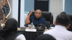 Anggota Komisi XIII DPR RI Dapil Sumatera Barat II, H. Arisal Aziz saat menyampaikan pandangan dalam agenda Kunjungan Kerja Spesifik Komisi XIII DPR RI ke Kantor Wilayah Kementerian Hukum Provinsi Jawa Tengah di Semarang, Jawa Tengah, Rabu (8/7/2026). (Foto: Metaksos DPR RI)